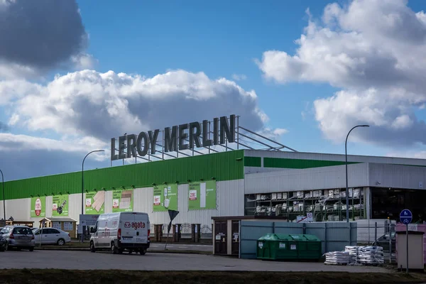Wroclaw Polsko Února 2022 Leroy Merlin Store Francouzský Obchod Domácími — Stock fotografie