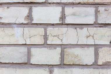 Eski tuğla duvarın arka planı