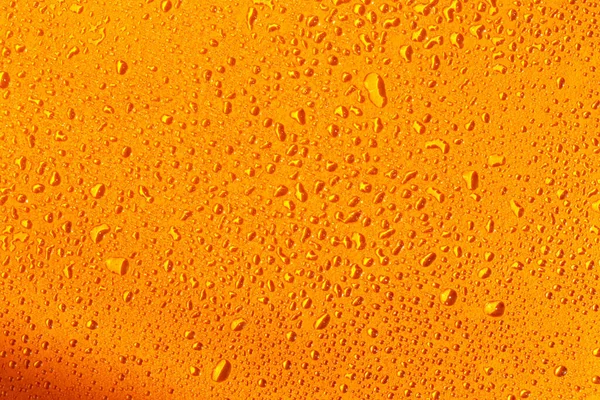 Piękne Jesienne Pomarańczowe Tło Kroplach Cień Rogu Idealne Rozwiązanie Dla — Zdjęcie stockowe
