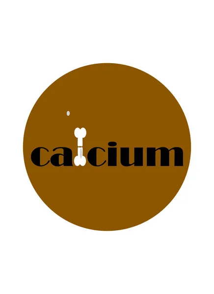 Icône Vectorielle Calcium Symbolisée Par Les Vecteur Est Très Approprié — Image vectorielle