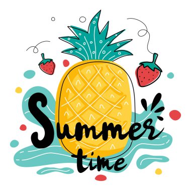 Kartlar, desenler, logolar, tişört tasarımları, yastık desenleri, çıkartmalar, dekorasyonlar, posterler, kumaş desenleri için karalama tarzında dizayn edilmiş renkli el yazıları ve yaz çizimleri koleksiyonu.