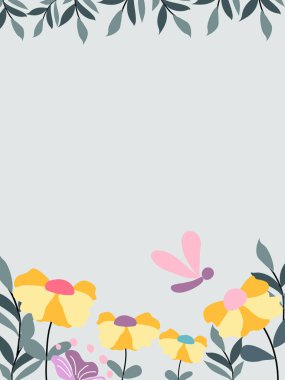 Kartlar, çalışma kağıtları, kartpostallar, yapıştırma defteri, kapaklar, kağıt desenler, düğünler, bahar temalı dekorasyonlar ve daha fazlası için çiçek ve yaprak desenleri koleksiyonu.