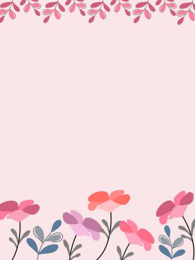 Kartlar, çalışma kağıtları, kartpostallar, yapıştırma defteri, kapaklar, kağıt desenler, düğünler, bahar temalı dekorasyonlar ve daha fazlası için çiçek ve yaprak desenleri koleksiyonu.