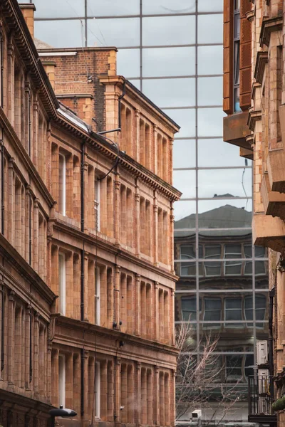 Perspectiva Los Antiguos Edificios Apartamentos Londres — Foto de Stock