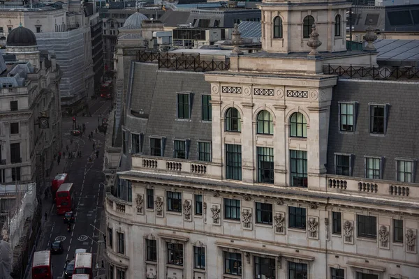 Londen Engeland Februari 2017 Stadsgezicht Van Londense Zakenwijk Uitzicht Vanuit — Stockfoto