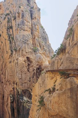 Kralın yolu, Guadalhorce geçidi üzerindeki köprüye çıkıyor.
