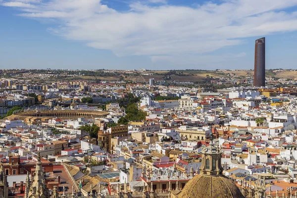 Редакція Seville Andalusia Spain October 2021 Севілья Від Бульбашки Вежі — стокове фото
