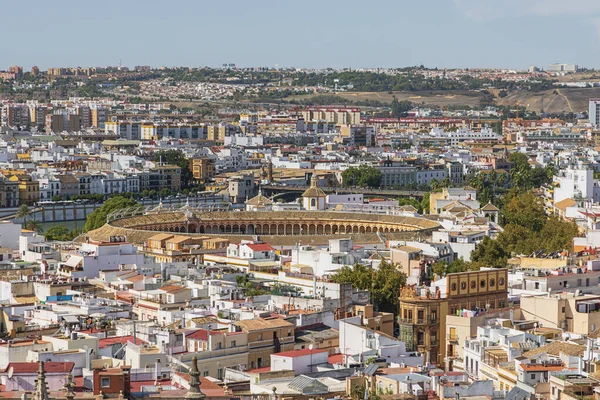 Editorial Seville Andalusia Espanha Outubro 2021 Sevilha Com Sua Praça — Fotografia de Stock