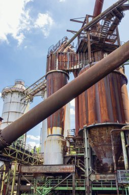 Editorial: HATTINGEN NORTH RHINE-WESTPHALIA, GERMANY, JUNE 12, 2022 - Energy supply for the blast furnace of the Henrichshuette Ironworks