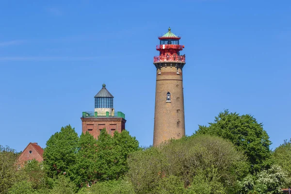 Two Lighthouses Cape Arkona Island Rugen — Foto Stock