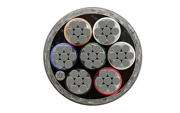 Tam ekran alüminyum uçlu kalkanlı enstrüman kablosu ön görünüm