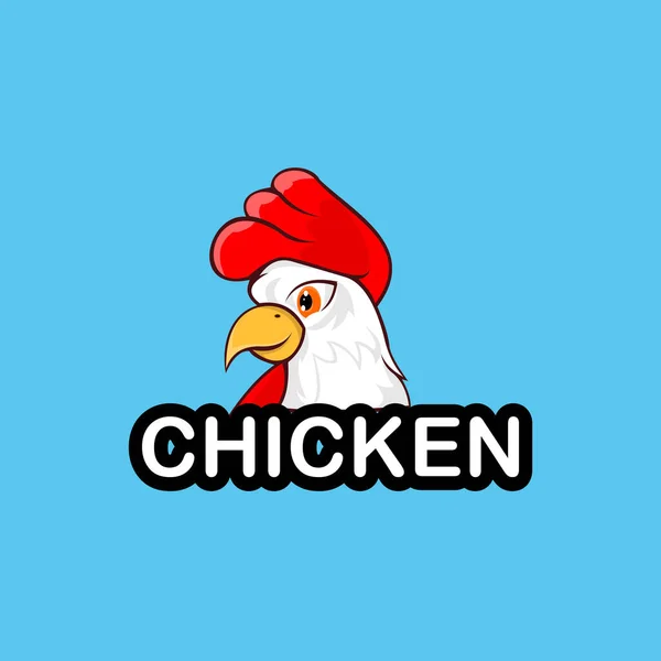 鸡场标志吉祥物 — 图库矢量图片