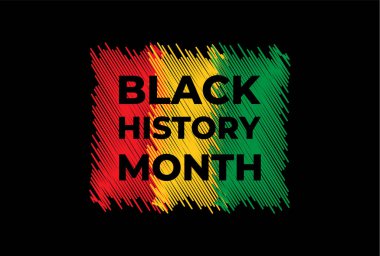 black history month background. African American History or Black History Month. Celebrated annually in February in the USA and Canada. black history month 2022 clipart