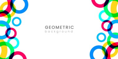 Soyut renkli arkaplan vektör tasarımı