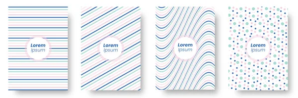 Contexte Abstrait Modèle Pour Conception Couverture Brochure Entreprise — Image vectorielle