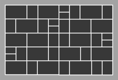 Boş bir üniversite fotoğrafı ya da resmi. Boş fotoğraf çerçevesi modeli. Vektör fotoğraf çerçevesi modeli. fotoğraf çerçevesi kolaj arkaplan resmi. Vektör çizimi. Resim kolajı. resim kolajı.