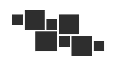 Boş bir üniversite fotoğrafı ya da resmi. Vektör fotoğraf çerçevesi modeli. fotoğraf çerçevesi kolaj arkaplan resmi. Vektör çizimi. Fotoğraf üniversitesi. Çerçeve Resim üniversitesi. resim çerçeveleri.