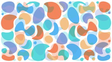 Renkli geometrik dikişsiz arka plan vektör tasarımı. Çocuklar için kusursuz bir arka plan vektör çizimi. Sevimli renkli el çizimi duvar kağıdı.