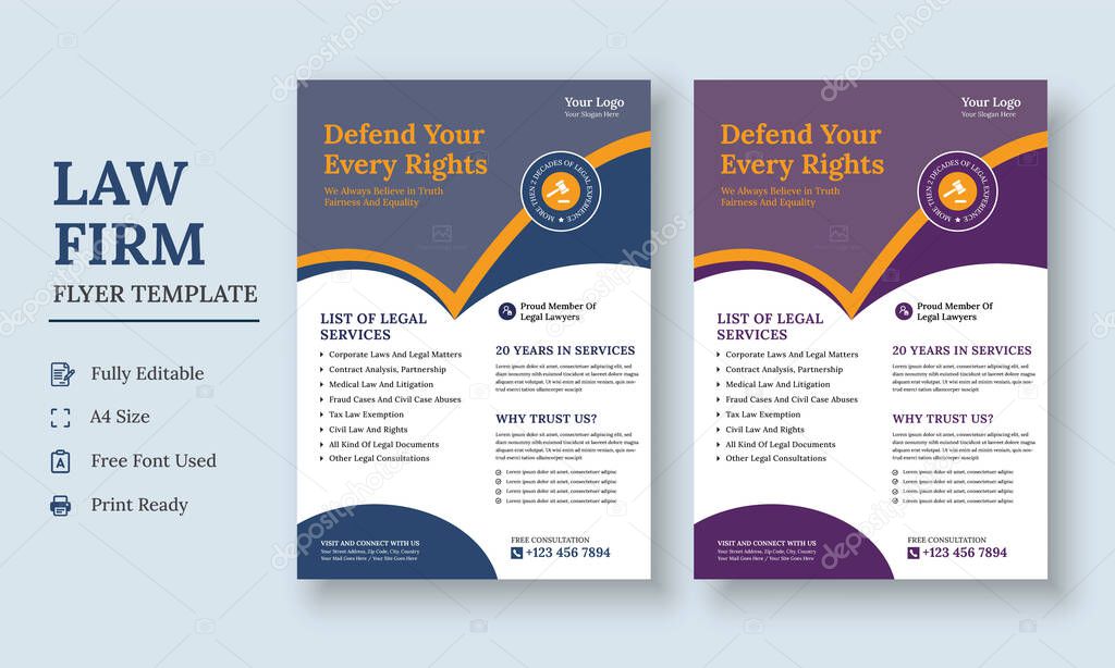 Law Firm Flyer Template, Law Firm and Legal Services Flyer, Law Firm And Consultancy Flyer, Legal Corporate Law Firm Business Flyer poster design
