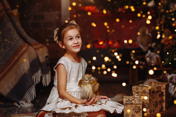 Küçük bir kız bir hediye hayal eder