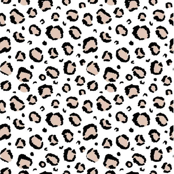 Leopard fashion seamless pattern — Stock Vector