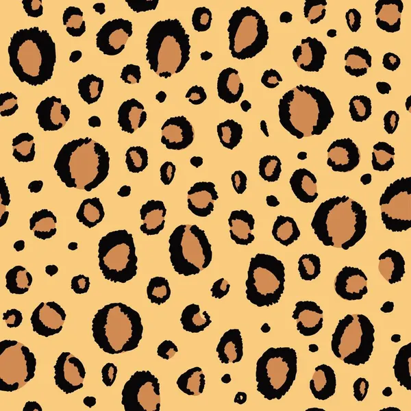 Leopard mode sömlös mönster — Stock vektor