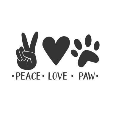 Köpek El tipografi posterini çizdi. Kavramsal el yazısı El harfleri kaligrafik tasarım. İlham verici vektör