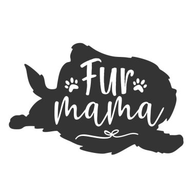 Köpek El tipografi posterini çizdi. Kavramsal el yazısı El harfleri kaligrafik tasarım. İlham verici vektör