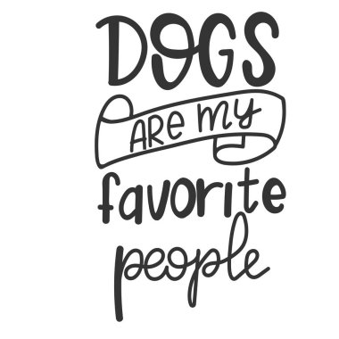 Köpek El tipografi posterini çizdi. Kavramsal el yazısı El harfleri kaligrafik tasarım. İlham verici vektör