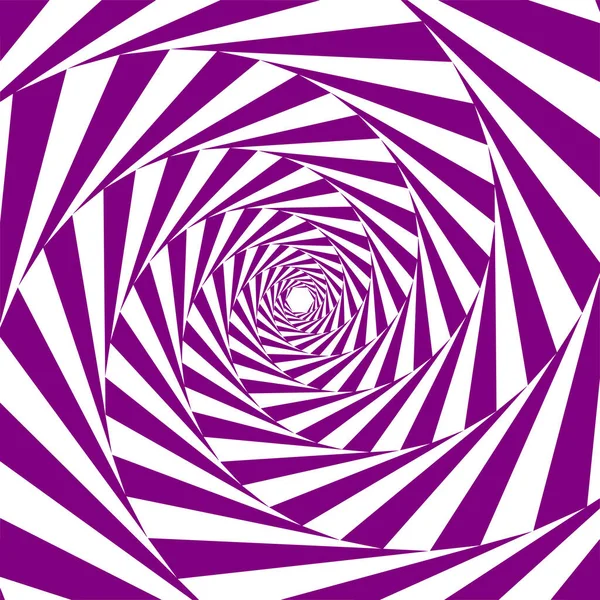 紫色的径向太阳光 白色背景上的紫色涡线 螺旋形涡旋径向催眠幻影旋转背景矢量 免版税图库插图