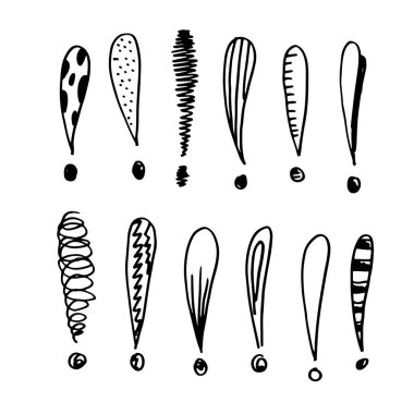 Beyaz arkaplanda bir ünlem işareti simgesi resmi.