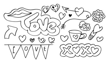 El yapımı hava tahsilatı. Gri arkaplanda düz biçim vektör çizimi