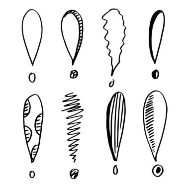 Beyaz arkaplanda bir ünlem işareti simgesi resmi.