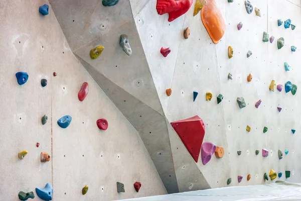 Indoor Rock Climbing Simulation Wall Mountaineering Mountain Climber Training Sport — Photo