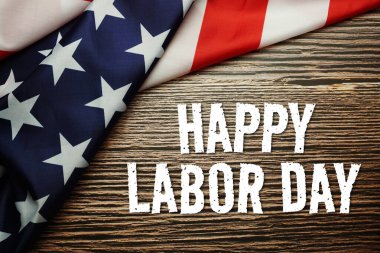 Mutlu İşçi Bayramı. Amerikan bayrağı. Amerikan tatil geçmişi