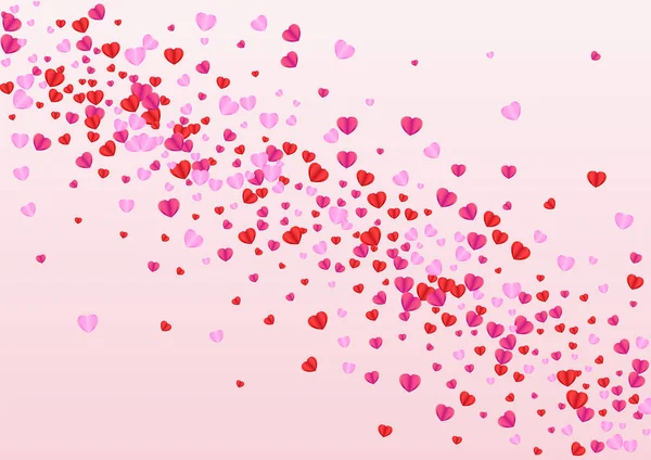 Розовый Вектор Фиолетового Сердца Счастливое Конфетти Лиловый Медовый Месяц Текстура — стоковый вектор