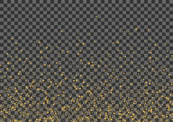 Κίτρινο Αστέρι Φόντο Διαφανές Διάνυσμα Πρότυπο Stars Xmas Χρυσούς Χαιρετισμούς — Διανυσματικό Αρχείο