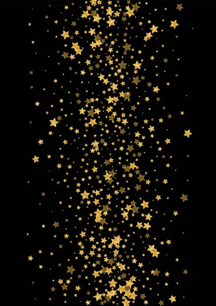 Gold Salute Sequin Design Small Star Illustration Yellow Spark Shining — Stock Vector