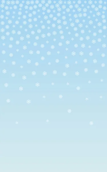 Luz Copo Nieve Fondo Vector Azul Ilustración Aislada Nieve Patrón — Vector de stock