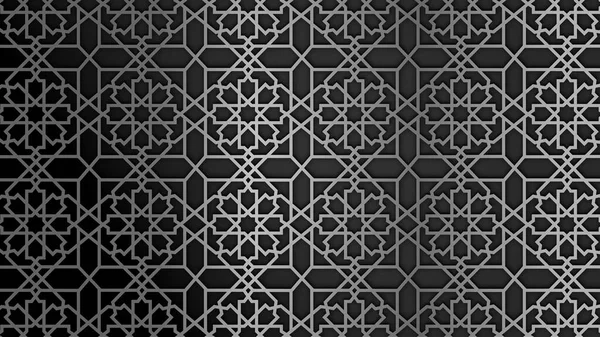 Soyut geometrik İslami arkaplan