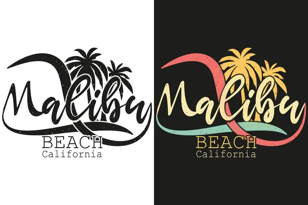 California Malibu Sahili Sörf Cenneti Sörf severler için tişört tasarımı