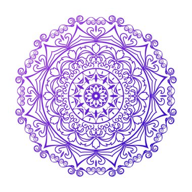 Karalama stili üzerine renkli Mandala Illustration, Vector elle çizilmiş kalplerle karalama mandala, basım için parlak renkler mandala tasarımı, poster, kapak, broşür, el ilanı, kitap kapağı.