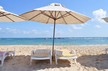 Brezilya 'nın Morro de So Paulo plajında mükemmel bir yer.