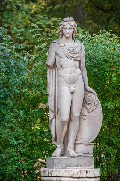 Statue Marbre Apollon Pavlovsk Russie — Photo