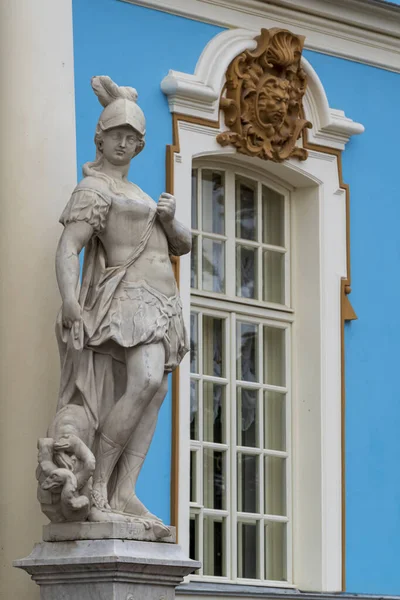 Statue Marbre Musée Tsarsoe Selo Saint Pétersbourg Russie — Photo