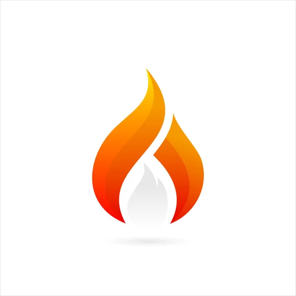 Good Fire Vector Logo Icon — Stock Vector