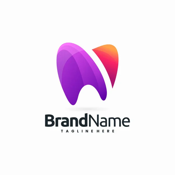 Tooth Vector Logo Icon Illustration — Image vectorielle
