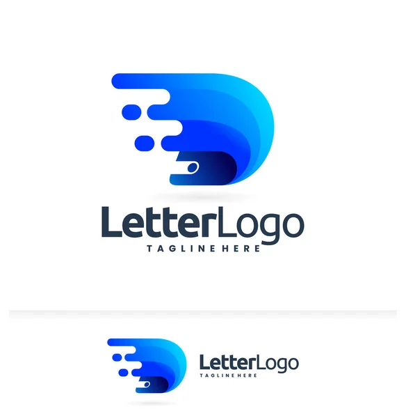 Letter Wallet Logo Digital Wallet Vector Logo Icon Grafiche Vettoriali