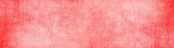 Abstracto Rojo Pintado Papel Textura Fondo Banner Panorama — Foto de Stock