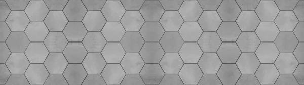 Gris Gris Blanco Moderno Azulejo Espejo Hecho Azulejos Hexágono Textura — Foto de Stock